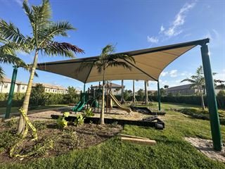 Installation In Progress — Shade Structure Installation